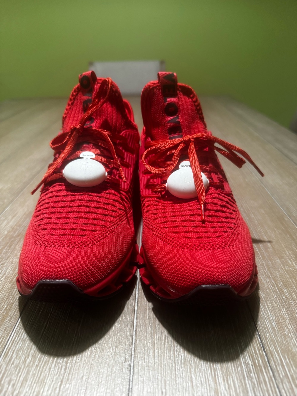 Red Men’s Athletic Running Sneakers – EU 45 (Fits Like EU 44 / US 10-10.5)